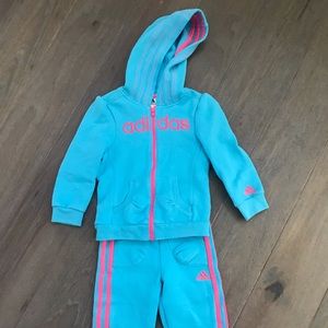 NWOT Kids Adidas Sweatsuit 3T